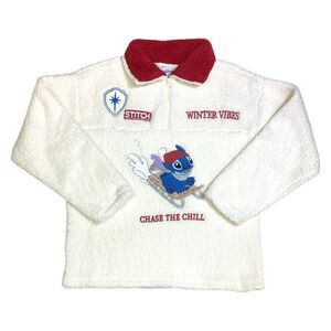 Stitch - Freeze Women's Licensed Character Ultra Soft Mock Neck Sherpa Fleece Pu